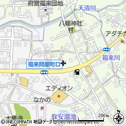 ローソン舞鶴福来店周辺の地図