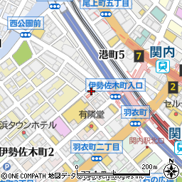 Mirai 横浜・関内・吉田町周辺の地図