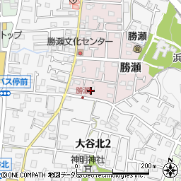 神奈川県海老名市勝瀬6周辺の地図