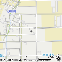 岐阜県本巣市政田125周辺の地図
