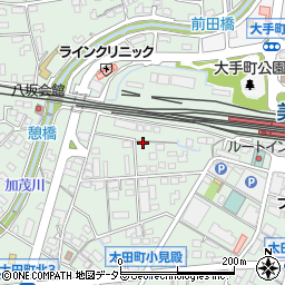 岐阜県美濃加茂市太田町周辺の地図