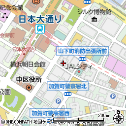 日本大通まま皮ふ科周辺の地図