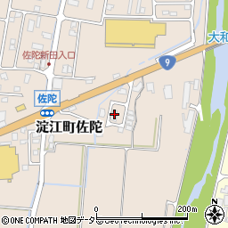 鳥取県米子市淀江町佐陀834-14周辺の地図