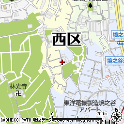神奈川県横浜市西区境之谷111-5周辺の地図