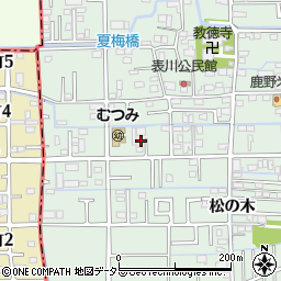 岐阜県岐阜市西改田村前109周辺の地図