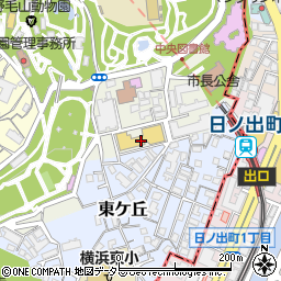 横浜迎賓館周辺の地図