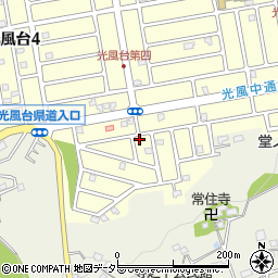 千葉県市原市光風台3丁目610周辺の地図