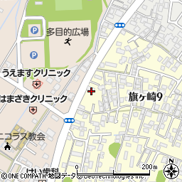 鳥取県米子市旗ヶ崎9丁目20周辺の地図