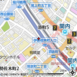 伊勢佐木警察署吉田橋交番周辺の地図