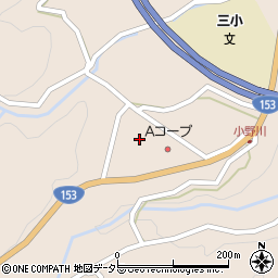 長野県下伊那郡阿智村智里989周辺の地図
