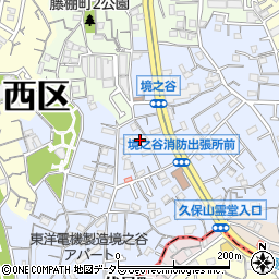 神奈川県横浜市西区境之谷71周辺の地図