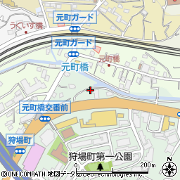 神奈川県横浜市保土ケ谷区狩場町114周辺の地図