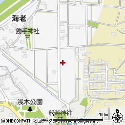 岐阜県本巣市海老143周辺の地図