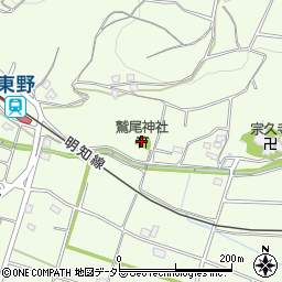 鷲尾神社周辺の地図