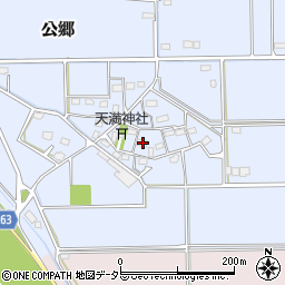 岐阜県揖斐郡大野町公郷2964周辺の地図