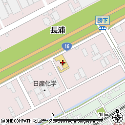 トヨタカローラ千葉袖ヶ浦店周辺の地図