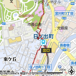 神奈川県横浜市西区東ケ丘3周辺の地図