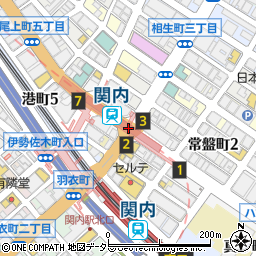 神奈川県横浜市中区尾上町周辺の地図