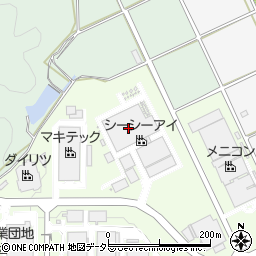 シーシーアイ株式会社　製造部本社工場周辺の地図