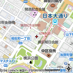 神奈川県横浜市中区日本大通20周辺の地図