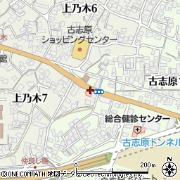 古志原郵便局前周辺の地図