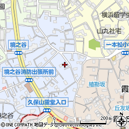 リパークポスパーク横浜境之谷駐車場周辺の地図