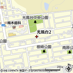 千葉県市原市光風台2丁目108周辺の地図
