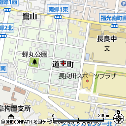 岐阜県岐阜市道三町45周辺の地図