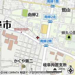 岐阜県岐阜市本通周辺の地図