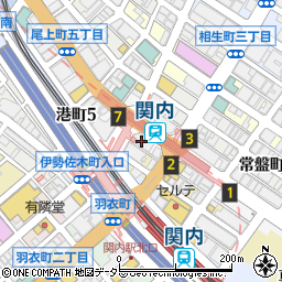 横浜関内リボン歯科・矯正歯科周辺の地図