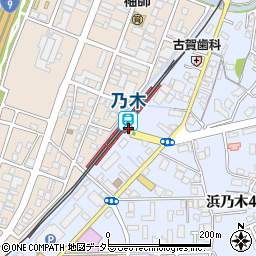 島根県松江市周辺の地図