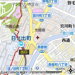 居酒屋 さざん 野毛桜木町店周辺の地図