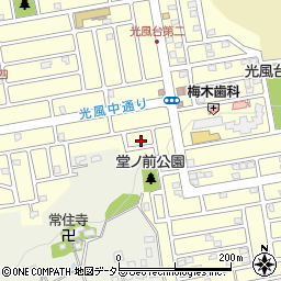 千葉県市原市光風台3丁目21周辺の地図