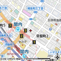 ソラキューブ横濱関内周辺の地図