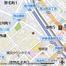 居酒屋 蔵人 関内店周辺の地図