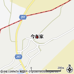 鳥取県倉吉市今在家周辺の地図