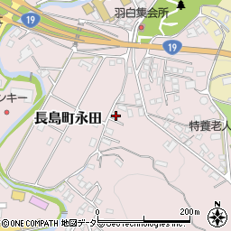 岐阜県恵那市長島町永田379-2周辺の地図