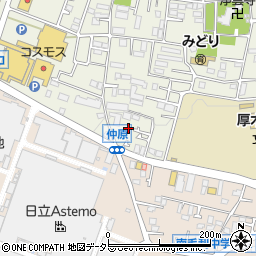 神奈川県厚木市戸室3丁目8周辺の地図