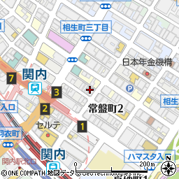 居酒屋 港や 関内店周辺の地図