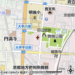 舞鶴警察署周辺の地図