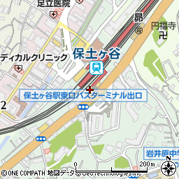 マツモトキヨシ保土ヶ谷駅東口店周辺の地図