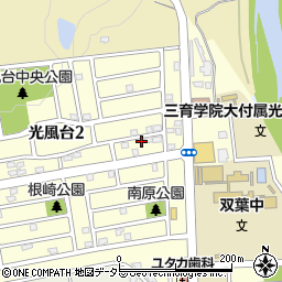 千葉県市原市光風台2丁目13周辺の地図