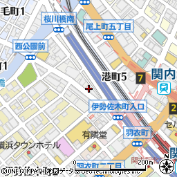 Darts Cafe GROVE グローブ 関内店周辺の地図