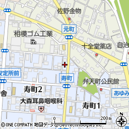ａｒ厚木寿町周辺の地図