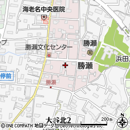 神奈川県海老名市勝瀬5-13周辺の地図