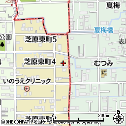 岐阜県本巣郡北方町芝原東町4丁目2周辺の地図