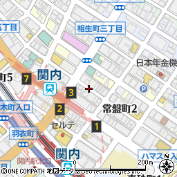 串羊 横浜関内周辺の地図