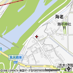 岐阜県本巣市海老462周辺の地図