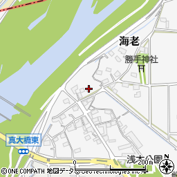 岐阜県本巣市海老464周辺の地図