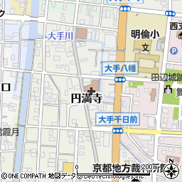 舞鶴市役所　西市民プラザ周辺の地図